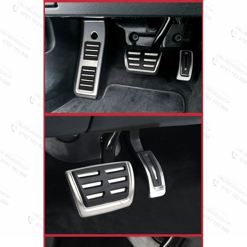 Set pedale inox transmisie automata Audi Q5 an 2017 - 2023